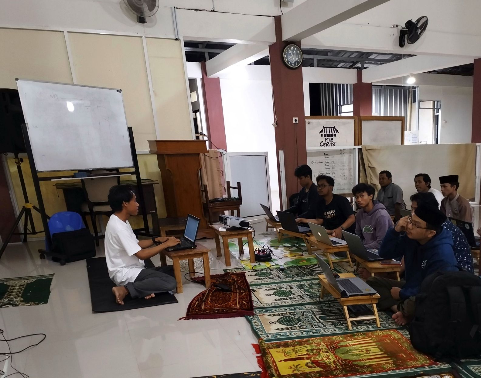 Students learning